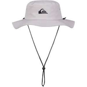 Quiksilver Bushmaster Zonnebescherming Floppy Vizier Bucket Hat voor heren, Steeple Grijs, L/XL