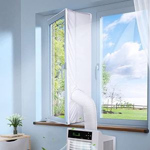 Raamafdichting voor mobiele airconditioners, wit, waterdichte airconditioning, raamafdichting, gebruikt voor mobiele airconditioners, 300 cm
