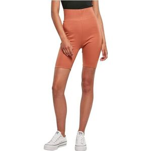 Urban Classics Dames High Waist Cycle Shorts, terracotta, Terracotta, 3XL EU