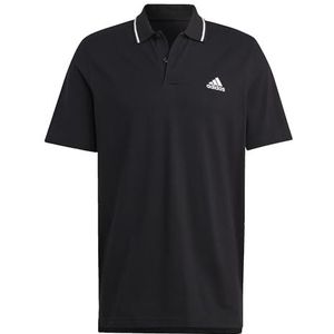 adidas Essentials Piqué Small Logo Poloshirt voor heren, Zwart, S