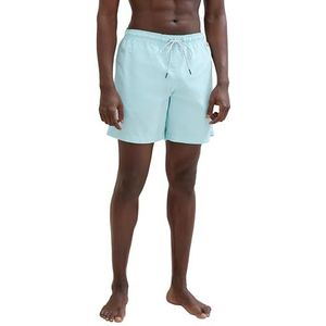 TOM TAILOR Zwemshorts voor heren, 34921 - Caribbean Turquoise, XS