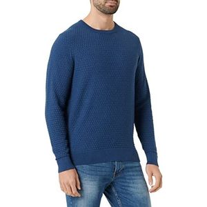 bugatti Heren 7400-25521 pullover, blauw, normaal