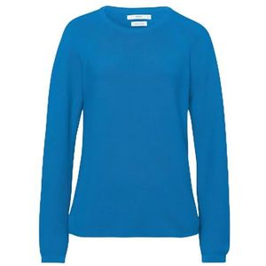 BRAX Dames Style Lesley Organic Cotton Pullover, hemelsblauw, 42