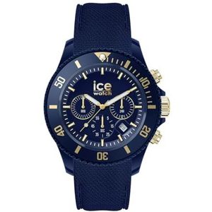 Ice-Watch - ICE chrono Dark blue gold - Blauw herenhorloge met kunststof band - 021601 (Medium)