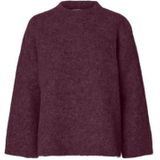 Selected - Gabriella - Gebreide Trui - Oversized Pasvorm - Ronde Hals - Lange Mouwen