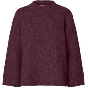 Selected - Gabriella - Gebreide Trui - Oversized Pasvorm - Ronde Hals - Lange Mouwen
