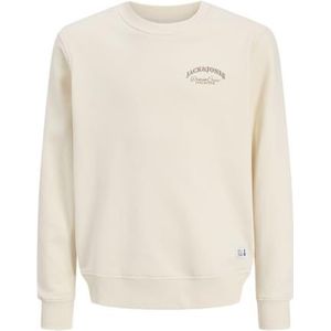 JACK & JONES Jongens Jjebrandes Backp. RLX Sweat C.N Sn Mni, antiek wit., 116