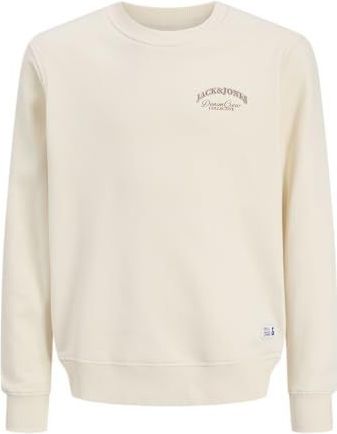 JACK & JONES Jongens Jjebrandes Backp. RLX Sweat C.N Sn Mni, antiek wit., 116