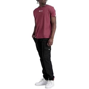 Organic - T-shirt - Burgundy - 100% Katoen