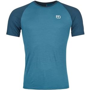 Ortovox - 120 Tec Fast Mountain - T-Shirt - Blauw - 85% Wol, 15% Polyamide, Stretch
