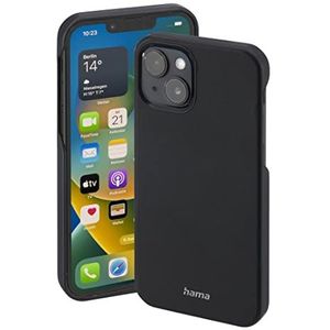 Hama Hoes voor Apple iPhone 14 Plus (telefoonhoes beschermt tegen stoten, krassen en vuil, elegante case van kunstleer) zwart