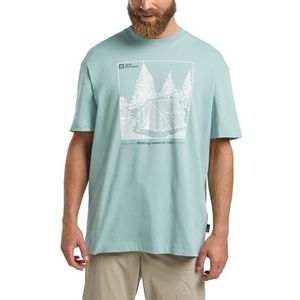 Jack Wolfskin - T-shirt - Biokatoen - Comfortabel - Logo