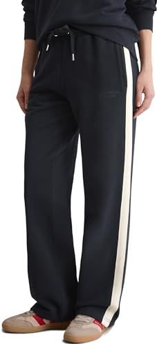 Marc O'Polo Broek  marine / wit
