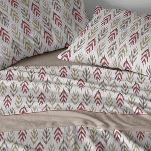 Burrito Blanco Coralina Bedlaken | Bed met 150 cm (+ maten verkrijgbaar) | Winter Bedlaken | Design 770 | Kleur Steen (150 x 190/200 cm)