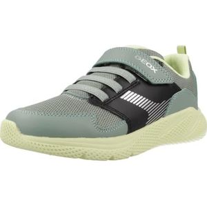 Geox Jongens J Sprintye Boy A Sneakers, groen zwart, 30 EU
