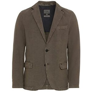 camel active Herenblazer van een katoen-linnenmix, olijfbruin, 48