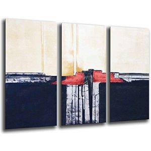 MULTI Houten Afdrukken Art Print Box Ingelijste Beeld Wandopknoping - (Totale afmeting: 38,2"" x 24,4""), Picture Art Abstract - Ingelijst en klaar om op te hangen - ref. 26180