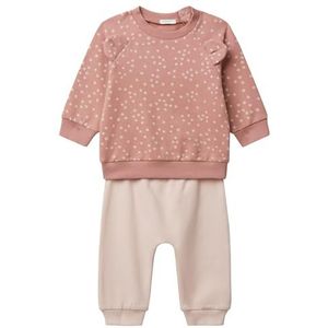 United Colors of Benetton Comp (shirt + broek), Roze, 12 Maanden