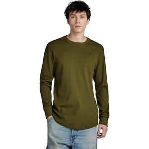 G-STAR Lash T-shirts voor heren, groen (Dark Olive D16397-d289-c744), L