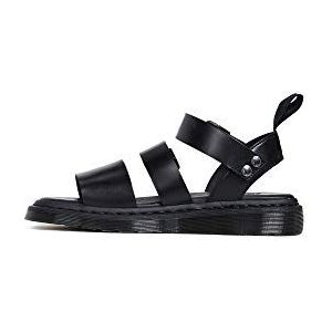 Dr. Martens Gryphon Brando Black Romeinse sandalen voor heren, zwart, 45 EU
