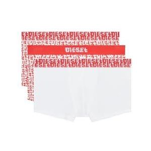 Diesel Boxershorts voor heren, UMBX-KORYTHREEPACK, verpakking van 3 stuks, meerkleurig (rood wit logo), S