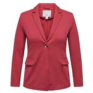 ONLY CARMAKOMA Dames Cargoldtrash-pinkos Life L/S Blazer TLR korte blazer, Lychee, 48/Grote Maten