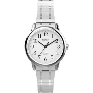 Timex Vrouwen Analoge Quartz Horloge Met Roestvrij Stalen Band TW2W52300, Zilver-toon, armband