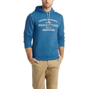 ESPRIT Heren sweatshirt Slim Fit 123EE2J002, blauw (443 Pure Blue Melange), L