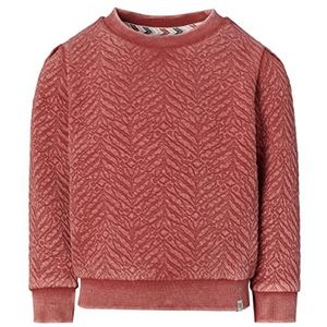 Noppies Meisjessweater, lange mouwen, Kewanee Allover Print Pullover, Henna - P635, 122 cm
