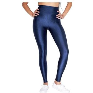 American Apparel Nylon Tricot Legging met hoge taille voor dames, Kobalt, S