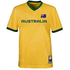FIFA Unisex Official 2023 Women's Football World Cup Kids Team Shirt, Australië T-shirt (1 stuk)