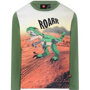 LWTAYLOR 712 - T-shirt L/S, khaki (dark khaki), 110 cm