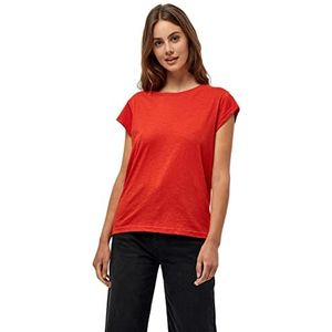 Minus Dames Leti Tee T-shirt, lippenstift rood, XXL