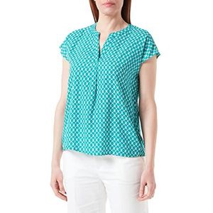 Cream Dames blouse losse pasvorm wing sleeve, Ethnic Columbian Tile, 38