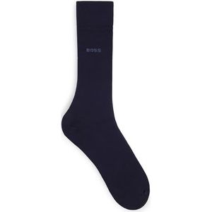 BOSS Edward RS Gentle VI Herensokken, middelhoge sokken met antibacteriële afwerking, donkerblauw, 43-46 EU