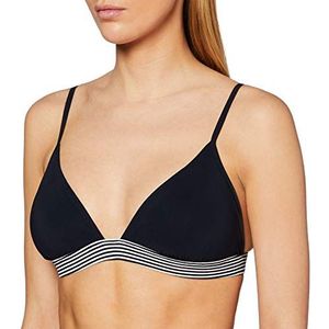 Marc O'Polo Triangle Bikinitop voor dames, microvezel, zwart (blauw/zwart 001), 42
