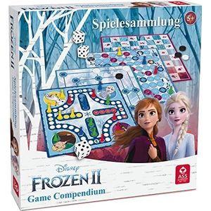 Cartamundi Disney Frozen 2 Games Compendium, Geniet van 35 games, waaronder negen heren Morris, tocht, Ludo, Ladders Bordspellen, geweldig cadeau voor kinderen van 5+