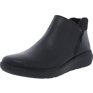 Clarks Kayleigh Mid Enkellaars voor dames, Zwart, 37.5 EU