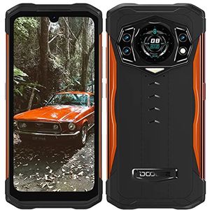 Outdoor Smartphone DOOGEE S98 (officieel) 8 GB + 256 GB, Rugged Smartphone Android 12.0, 64MP Triple Camera, 6,3-inch scherm, 6000 mAh batterij, waterdichte IP68 IP69K, NFC, SIMLOCK 4G, 2022- Orange