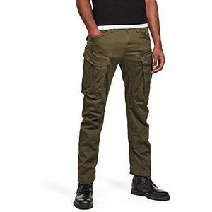 G-Star Raw heren broek Rovic Zip 3D Straight Tapered, Groen (Dk Brons Groen 5126-6059), 26W / 30L