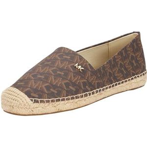 Michael Kors Kendrick Slip On, espadrilla voor dames, Bruin, 39.5 EU