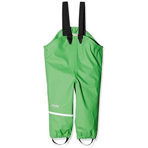 CareTec Uniseks regenbroek voor kinderen, Pu W/O fleece regenbroek, groen, 98 cm