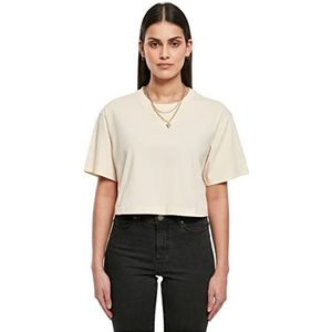 Urban Classics Dames Short oversize T-shirt voor dames, wit, XXL, witzand., XXL