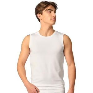 Skiny Heren Tank Top Cotton Fresh, wit, XXL