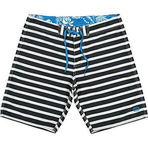 Panareha Heren Boardshorts van Gerecycled Polyester SANUR Zwart (46)