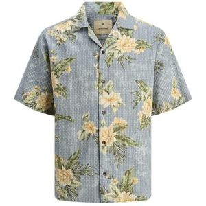 Jprbluvincent Print Resort S/S Shirt Sn, Coronet Blue, M