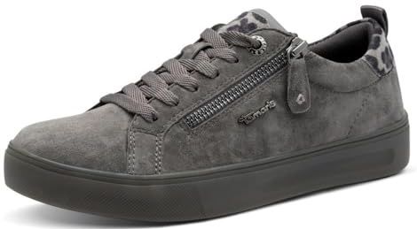 TAMARIS - Comfort - Lage Sneakers - Antraciet - Dames