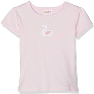 Schnizler Baby-meisjes Interlock Zwaan T-shirt, roze (roze 14), 80 cm