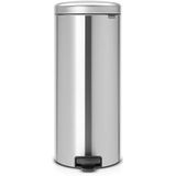 Brabantia NewIcon Prullenbak - 30 liter - Matt Steel