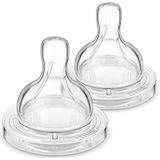 Philips Avent Anti-colic-speen - Speen voor snelle toevoer - Voor pasgeboren baby's - 0m+ - Minder darmkrampjes - Ononderbroken voeden - 2 stuks - SCF631/27